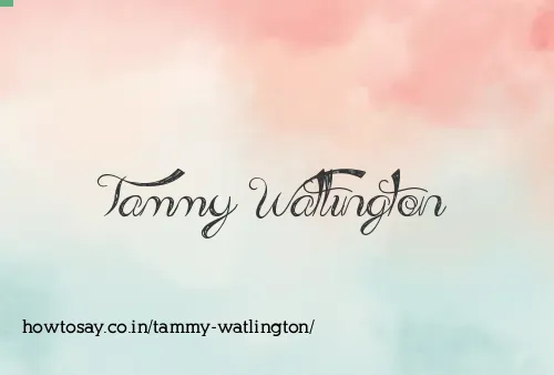 Tammy Watlington