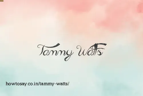 Tammy Watts