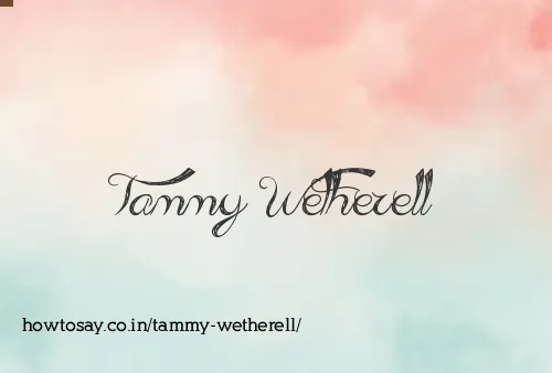 Tammy Wetherell