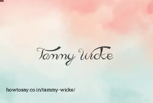 Tammy Wicke