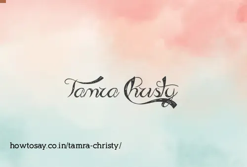 Tamra Christy