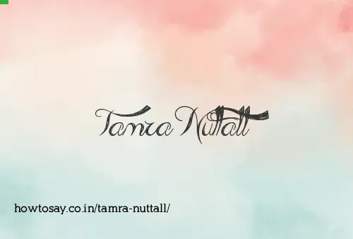 Tamra Nuttall