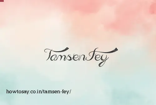 Tamsen Fey
