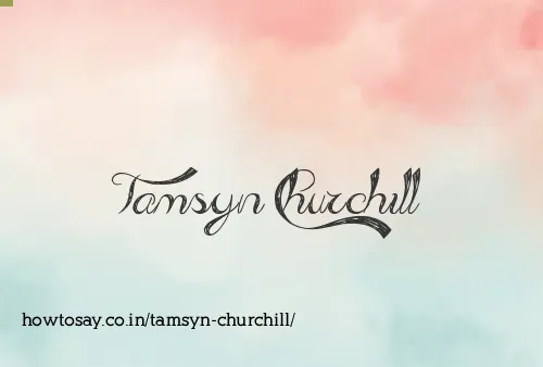 Tamsyn Churchill