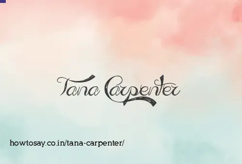 Tana Carpenter