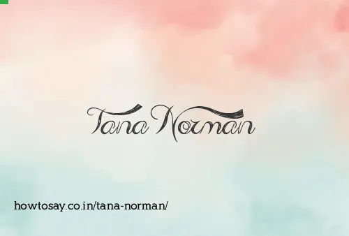 Tana Norman