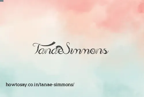 Tanae Simmons