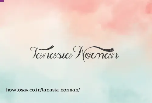 Tanasia Norman