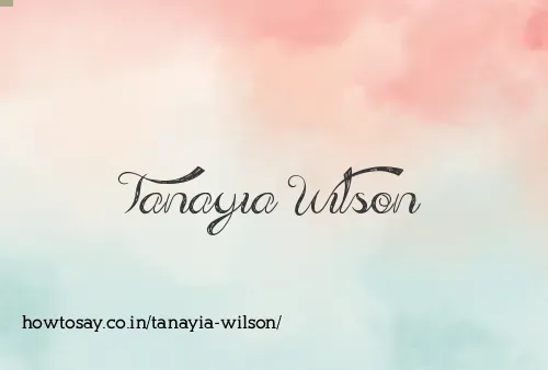 Tanayia Wilson