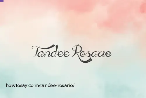 Tandee Rosario