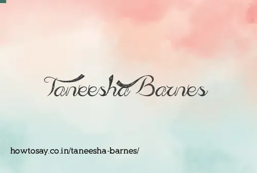 Taneesha Barnes