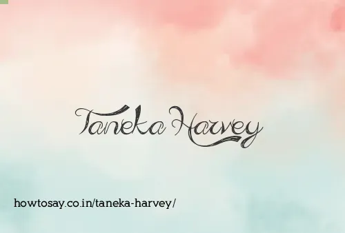 Taneka Harvey