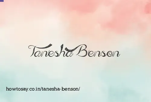 Tanesha Benson