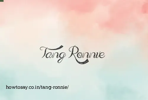 Tang Ronnie