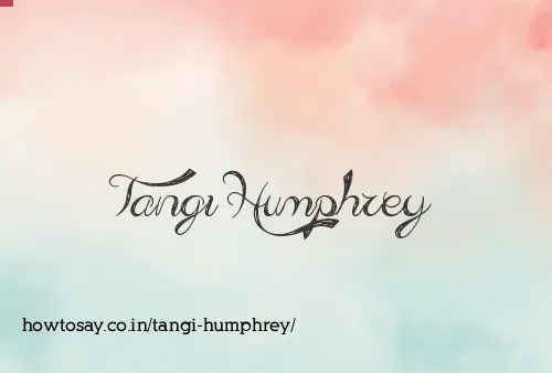 Tangi Humphrey