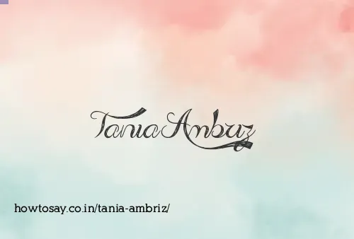 Tania Ambriz