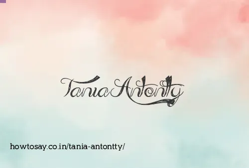 Tania Antontty