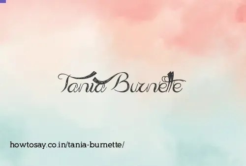 Tania Burnette