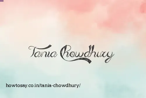 Tania Chowdhury