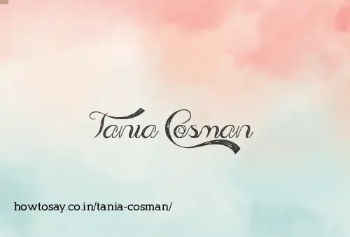 Tania Cosman
