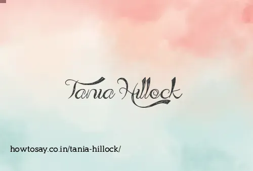 Tania Hillock