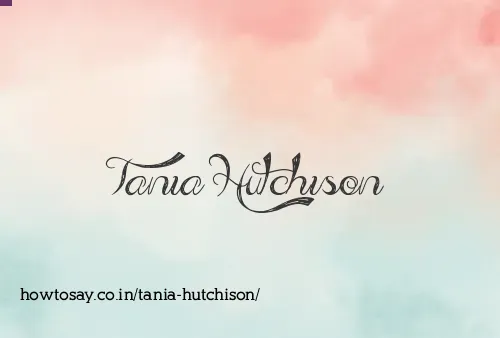 Tania Hutchison