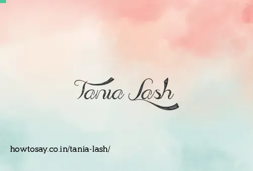 Tania Lash