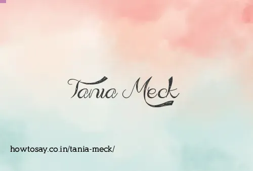 Tania Meck