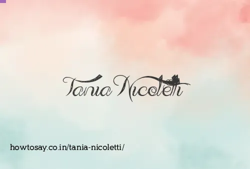 Tania Nicoletti