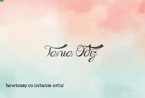 Tania Ortiz