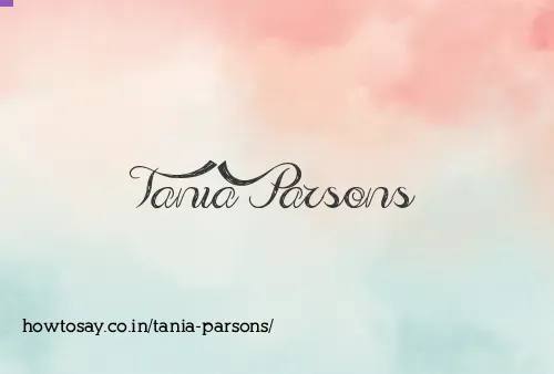 Tania Parsons