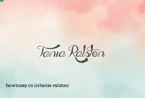 Tania Ralston