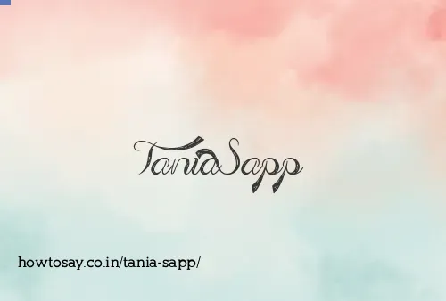 Tania Sapp