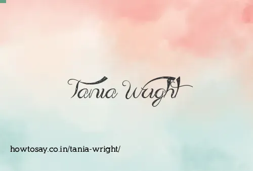 Tania Wright
