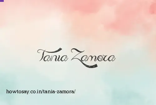 Tania Zamora