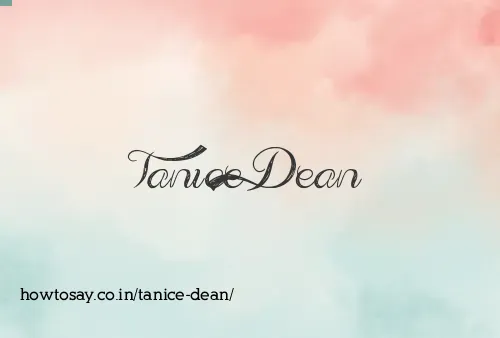 Tanice Dean