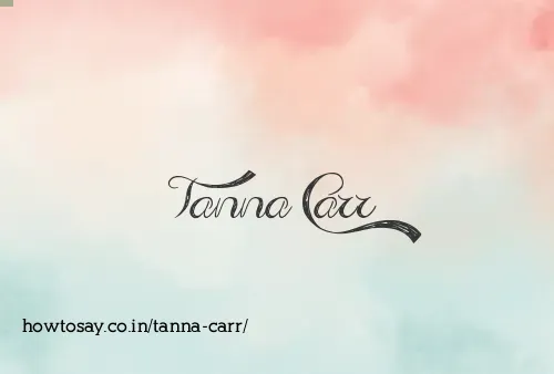 Tanna Carr