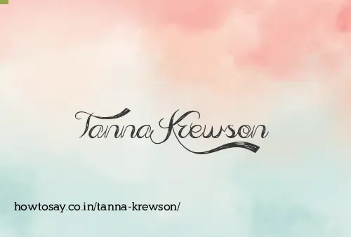 Tanna Krewson