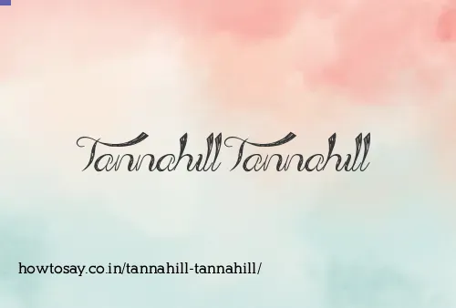 Tannahill Tannahill