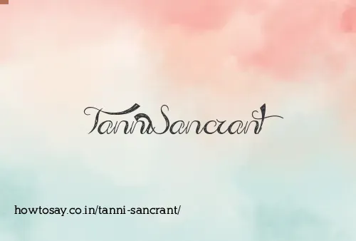 Tanni Sancrant