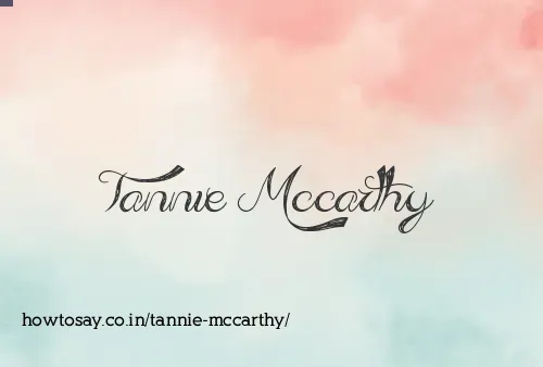 Tannie Mccarthy