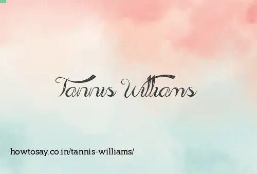 Tannis Williams