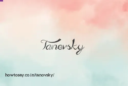 Tanovsky