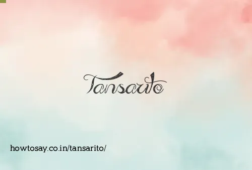 Tansarito