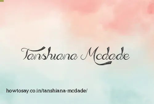 Tanshiana Mcdade