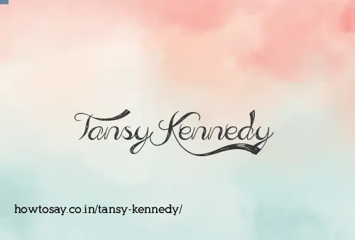 Tansy Kennedy