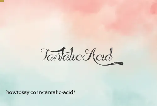 Tantalic Acid