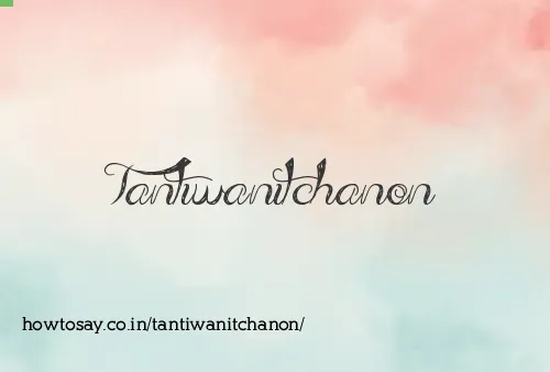 Tantiwanitchanon
