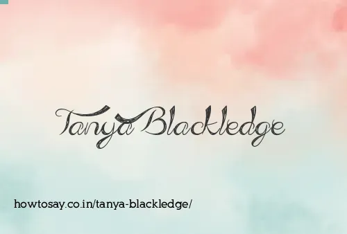 Tanya Blackledge