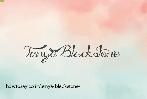 Tanya Blackstone